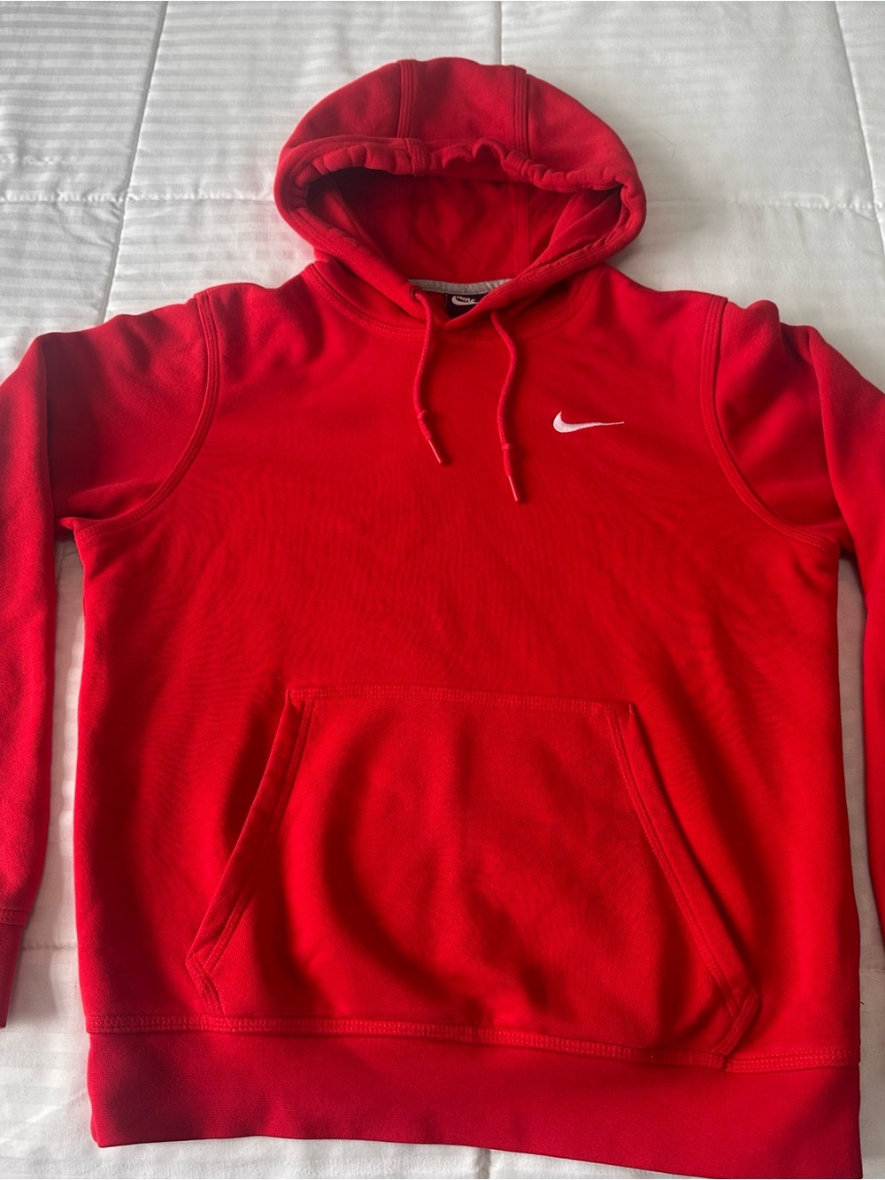 Nike Men's Red Pullover Hoodie